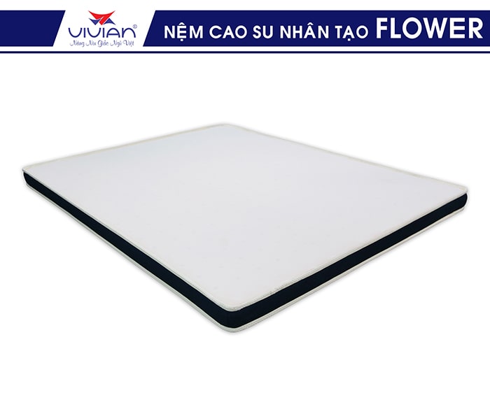 Bán nệm cao su nhân tạo vivian flower 0m8 1m6 1m8 cao cấp 002