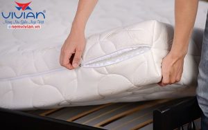 Hướng dẫn cách giặt nệm bông ép vivian cao cấp