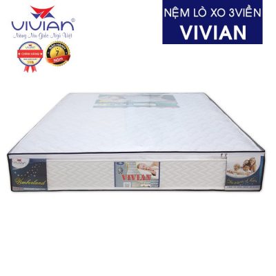 bán nệm lò xo liên kết 3 viền Vivian cao cấp 001