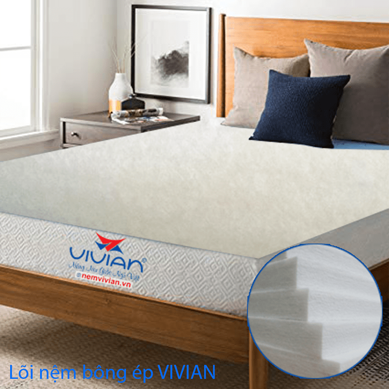 Ruột nệm bông ép vivian happy các loại cao cấp